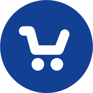 Shopping-cart - - Vk Icon Png Round (358x357), Png Download