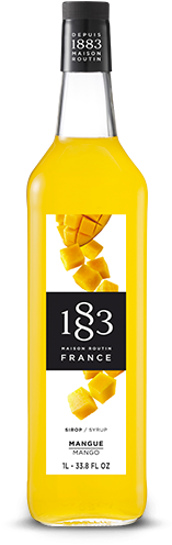 Products - Reggae - Mango - Routin 1883 Mango Syrup 1 Litre (298x608), Png Download