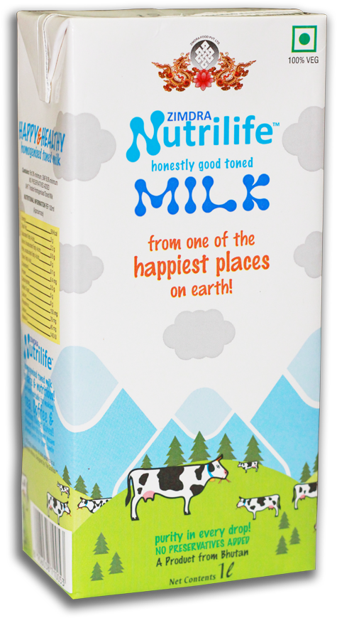 Bhutan Milk (500x890), Png Download