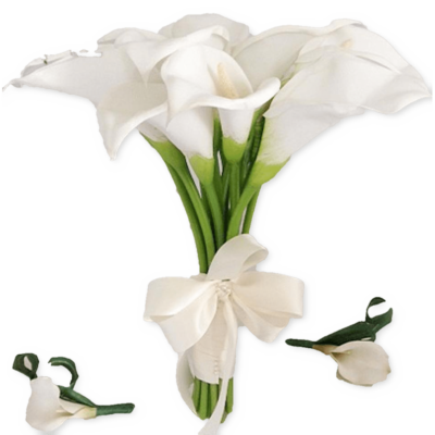 Florist In Lagos - Bouquet Of Arum Png (400x400), Png Download