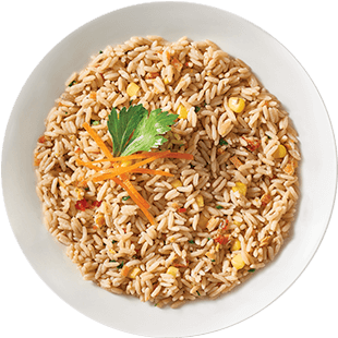 Asian Vegetable Rice - Crab (350x393), Png Download