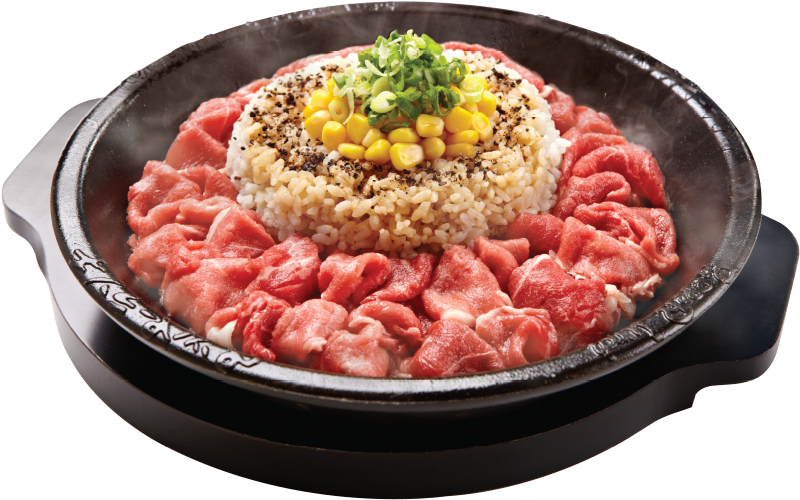 Jumbo Beef Pepper Rice (880x740), Png Download