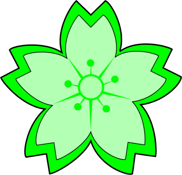 Tulip Clipart - Vetor De Flores Png Cerejeira (600x576), Png Download