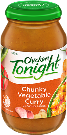 Chicken Tonight Chunky Vegetable Curry - Chicken Tonight Sauces (560x460), Png Download