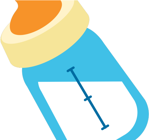 Baby Bottle Vector - Vector Baby Shower Png (640x480), Png Download