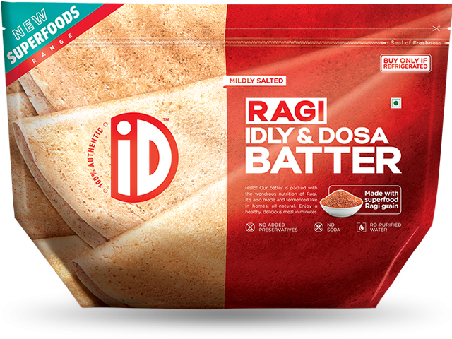 Ragi Idly Dosa Product - Id Ragi Idli Batter (639x609), Png Download