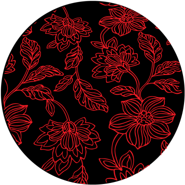 Flower Wallpaper 2 Colour Gobo - Wallpaper (400x400), Png Download