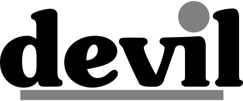 Devil Vector - Logo Devil (800x332), Png Download