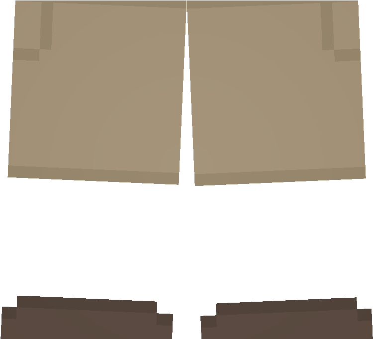 Khaki Shorts - Unturned Khaki Shorts (1024x1024), Png Download