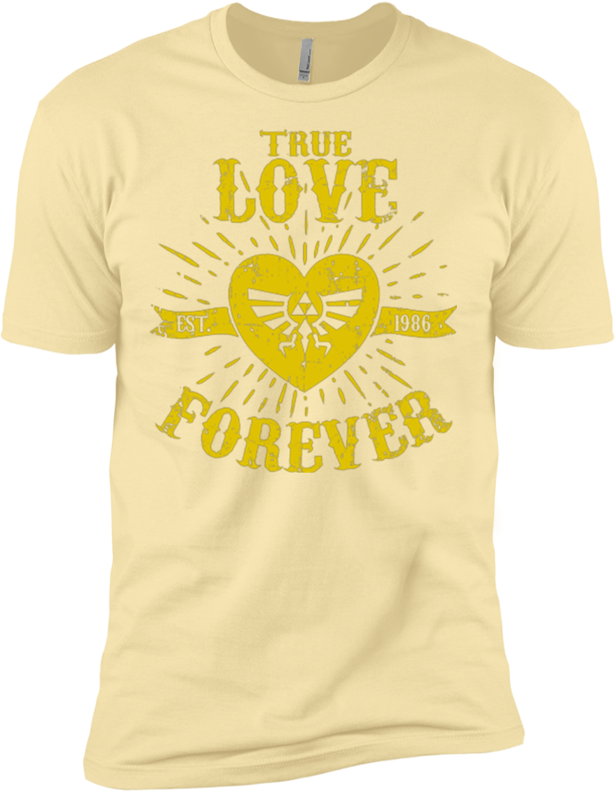 True Love Forever Hero Men's Premium T-shirt - Life Is Good Yeah Buoy (1155x1155), Png Download