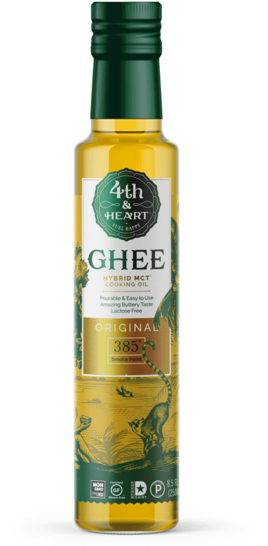 Ghee Oil - 4th & Heart Ghee Hybrid Mct Cooking Oil (539x800), Png Download