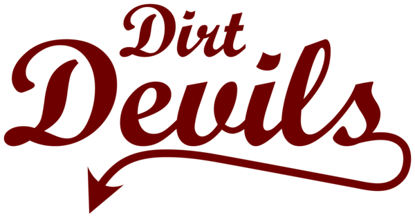Dirt Devil Logo Images - Dirt Devils Softball Logo (600x321), Png Download