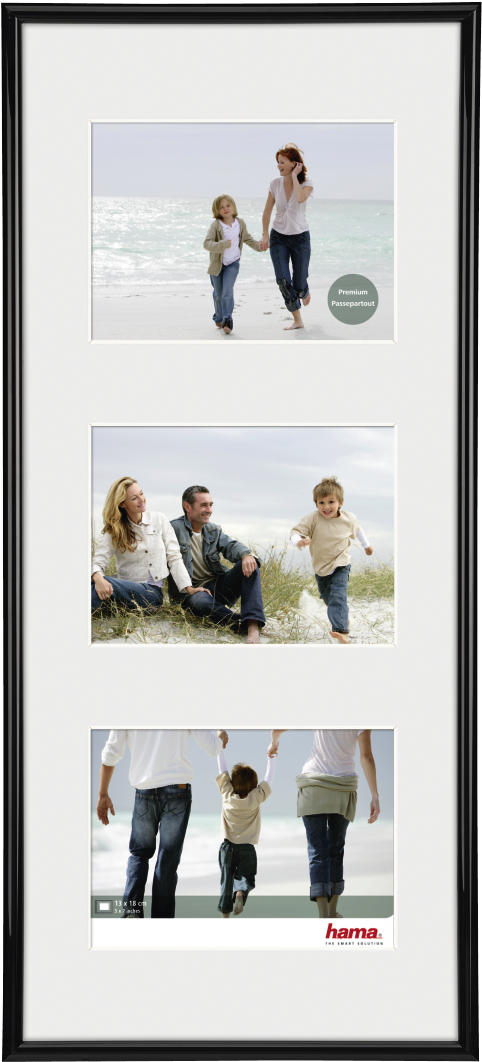 "sevilla" Plastic Frame Gallery, Black, 3 X 13 X 18 - Hama Madrid Gallery 3x10x15 Plastic Silver 66599 (1100x1100), Png Download