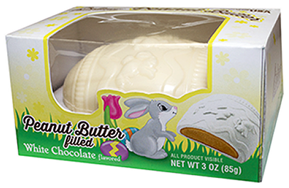 Palmer Peanut Butter Filled White Chocolate Egg 3 Oz - Palmer White Chocolate Peanut Butter Egg (500x500), Png Download
