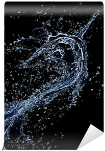 Abstract Water Splash Shape, Isolated On Black Background - Sarah's Journey Of Faith (hardcover) (400x400), Png Download