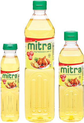 Mitra Cooking Oil Bottle - Mitra Cooking Oil (317x450), Png Download