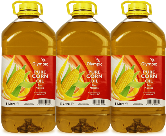 Olympic Corn Oil Bottle - Plastic Bottle (600x474), Png Download