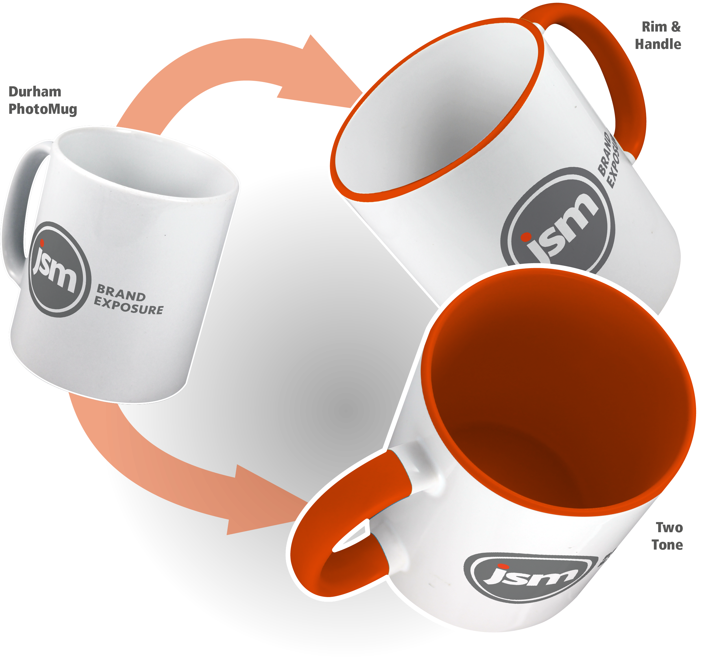 Jsm Two Tone Coloured Promotional Mug Leave A Comment - Mug (2500x2500), Png Download
