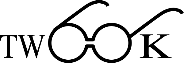 Twook Logo With Glasses Clip Art - Nerd Glasses Clip Art (600x207), Png Download