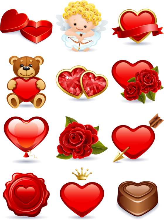 Paper Valentine's Day Sticker Decal - Valentine's Day Stickers Printable (560x750), Png Download
