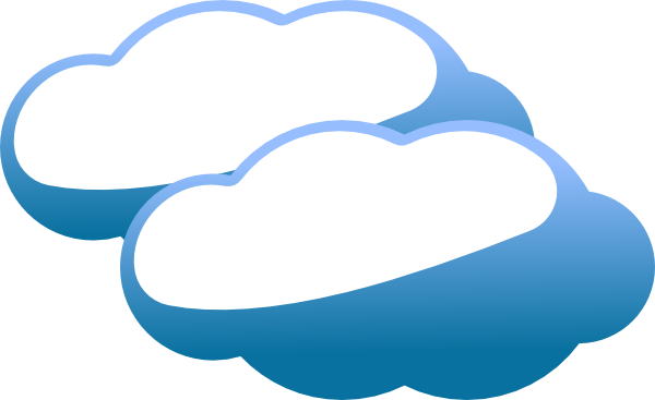 Snow Cloud Clipart - Icono De Clima Png (600x367), Png Download