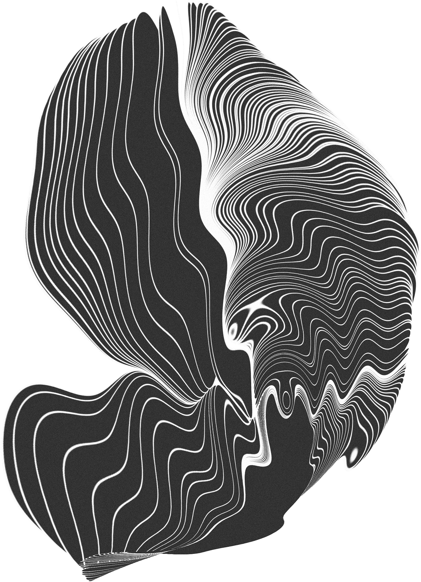 The Abstract Posters Were Created Using Shapes In Illustrator (1200x1697), Png Download