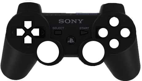 0 - - Game Controller Silhouette (635x307), Png Download