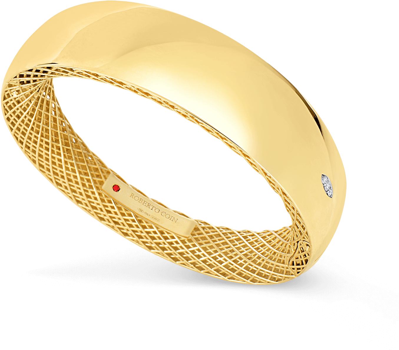 Roberto Coin Golden Gate 18k Yellow Gold And - Jewellery (1600x1600), Png Download