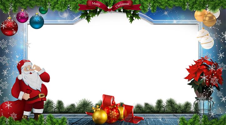 Free Christmas Frames And Borders - Christmas Day (722x400), Png Download