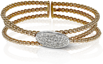 Lb2153-r 18k Bngl - Simon G Jewelry (400x400), Png Download