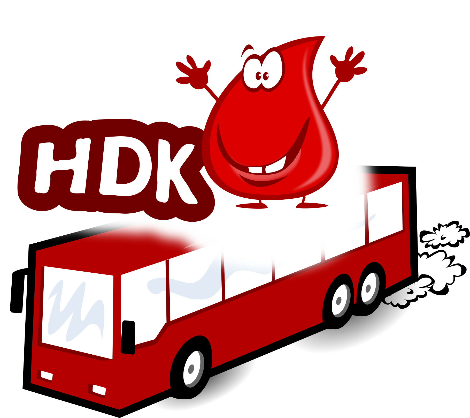 Open - Blood Donation Bus (2000x1763), Png Download
