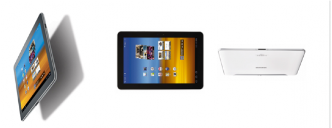 Apple Scores A Win Against Samsung In Patent Battle - Samsung Galaxy Tab 10.1 - Wi-fi - 32 Gb - White - 10.1" (750x317), Png Download