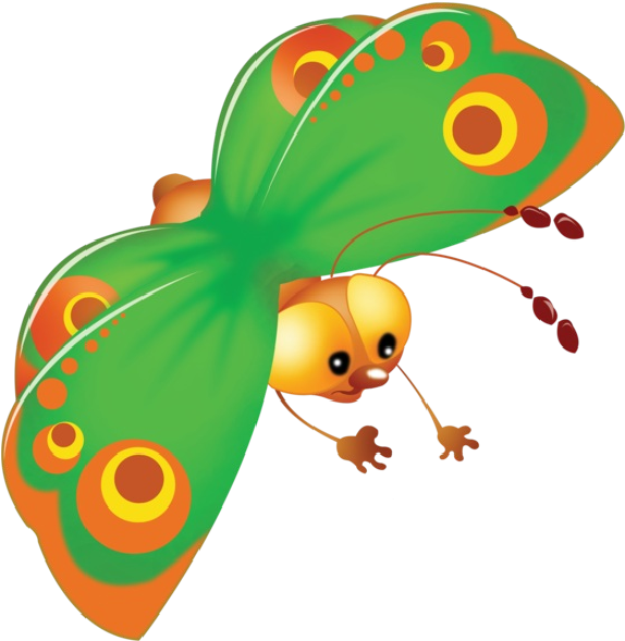 Baby Butterfly Cartoon Clip Art Pictures - Clipart Gratis (600x600), Png Download