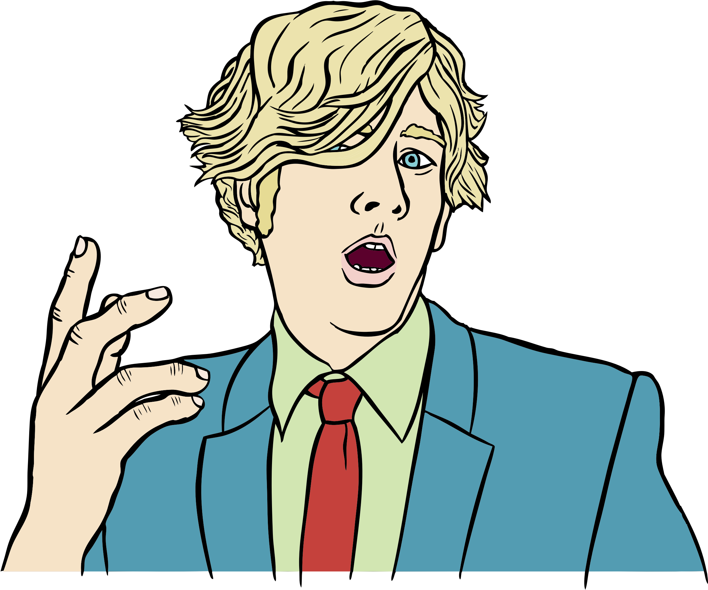 Packard Jennings Explaining Stuff - Person Talking Clipart (2400x2002), Png Download