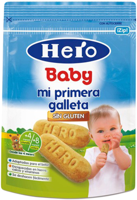 Hero Baby My First Cookie For 4 Months Packet 180 G - Hero Baby (1024x1024), Png Download