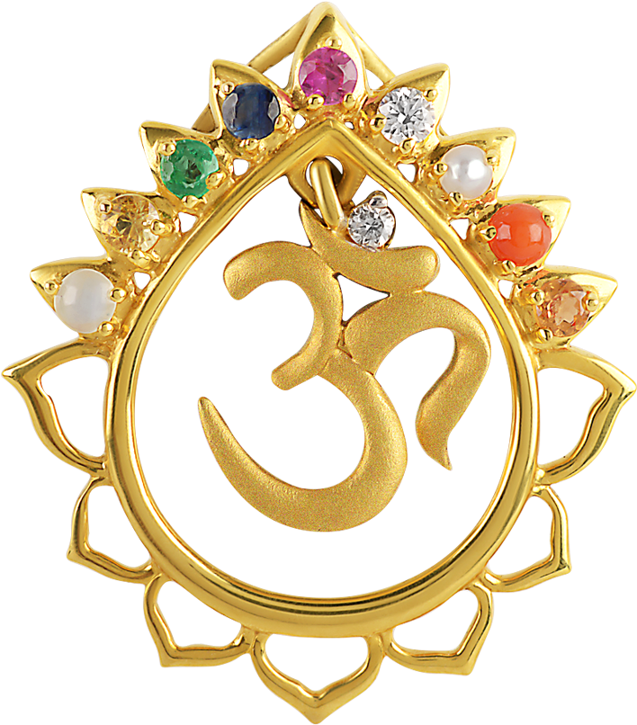 Orra Spiritual Shri Pranava - Gold (1200x1000), Png Download