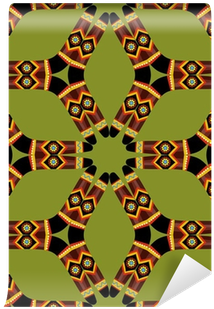 Boomerang Seamless Pattern On Light Green Background - Green (400x400), Png Download
