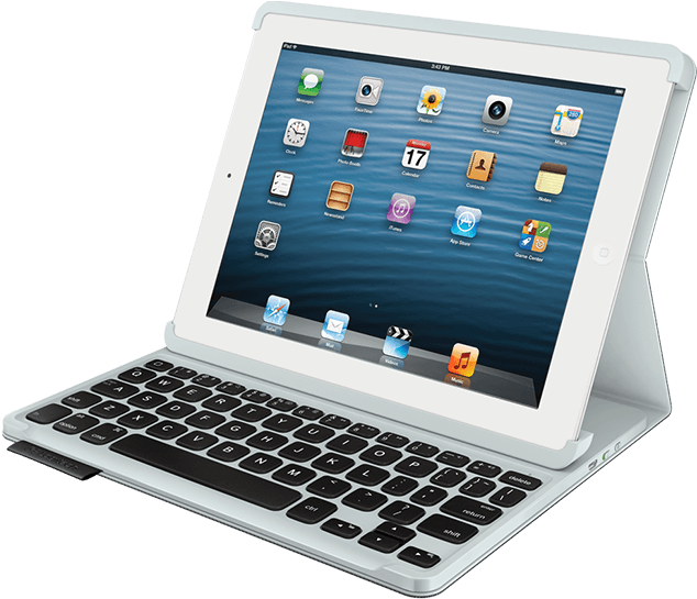 Keyboard Folio - Logitech Keyboard Folio Für Ipad 2 3 4 (652x560), Png Download