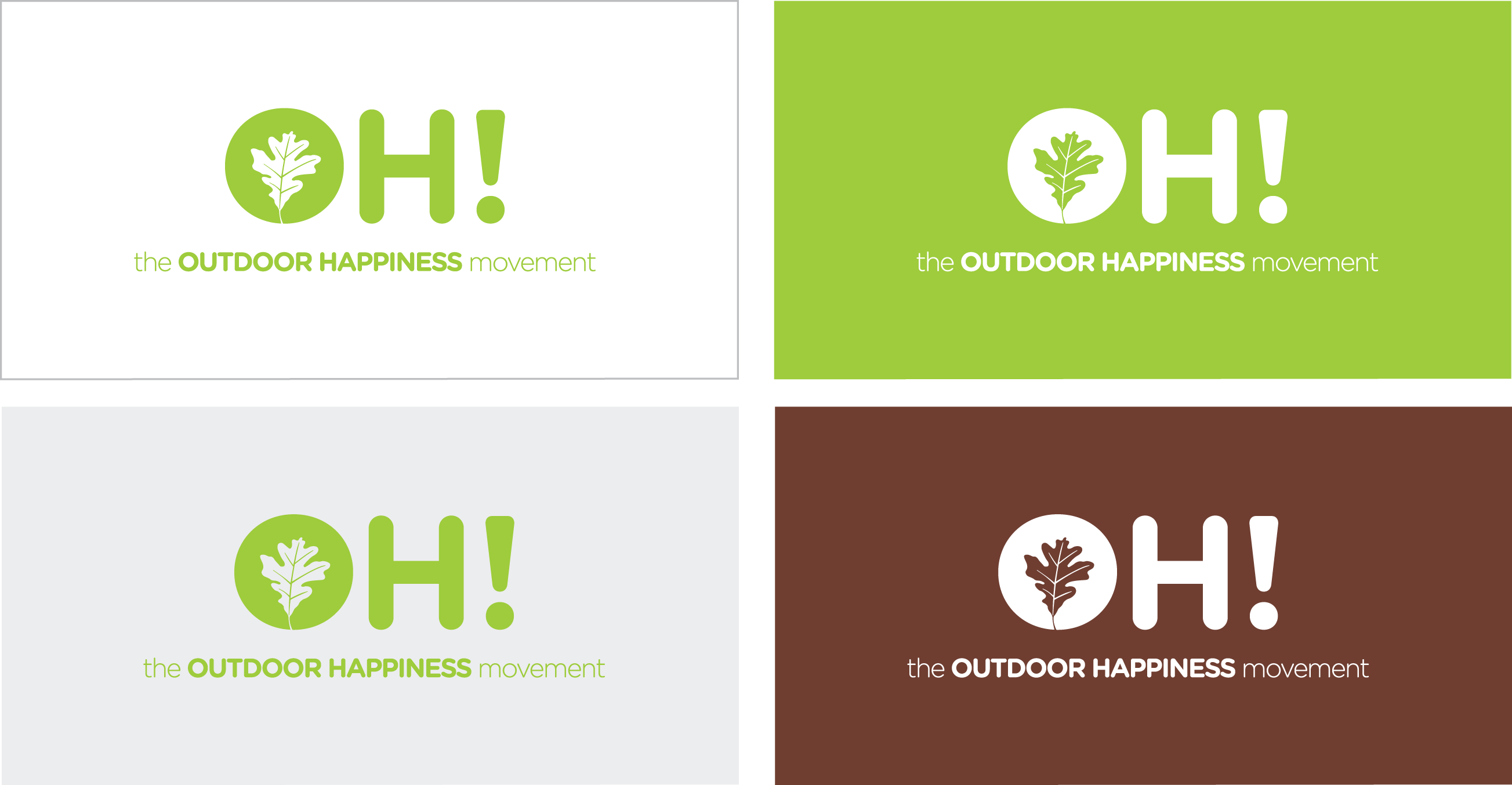 The Oh Logo Should Be Used Only In 376c On White And - Graphic Design (2607x1354), Png Download