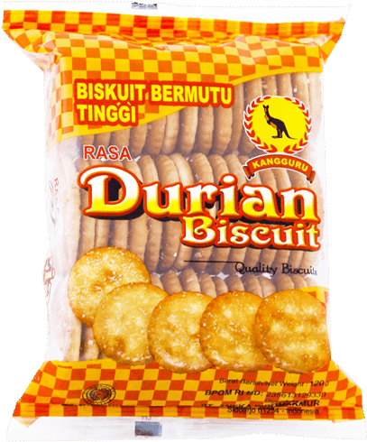Kangguru Durian Biscuits - Durian Biscuits (500x500), Png Download