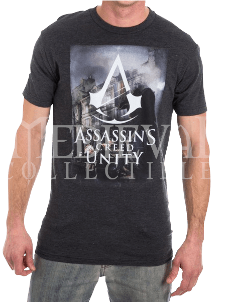 Assassins Creed Unity T-shirt - T Shirt Assassin's Creed Unity (600x600), Png Download