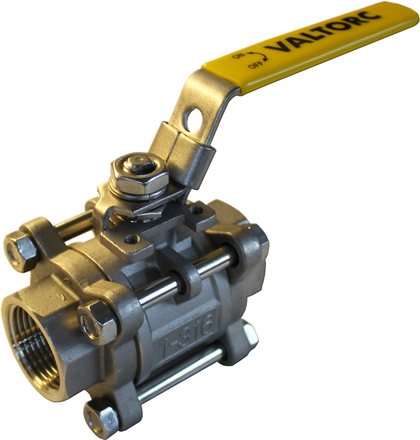 Manual Ball Valve [series 130] - Ss Steam Ball Valves (900x916), Png Download