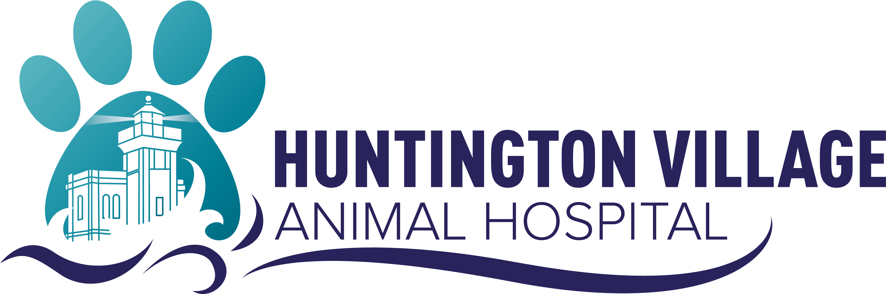 Huntington Village Animal Hospital (3600x1276), Png Download