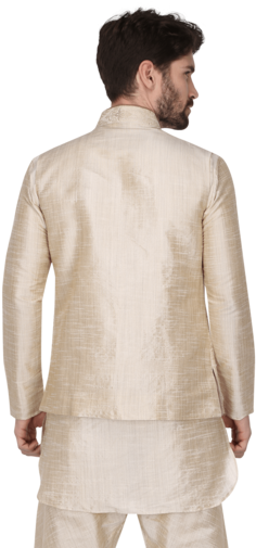 Men Printed Kurta Pyjamas - Pajamas (340x510), Png Download