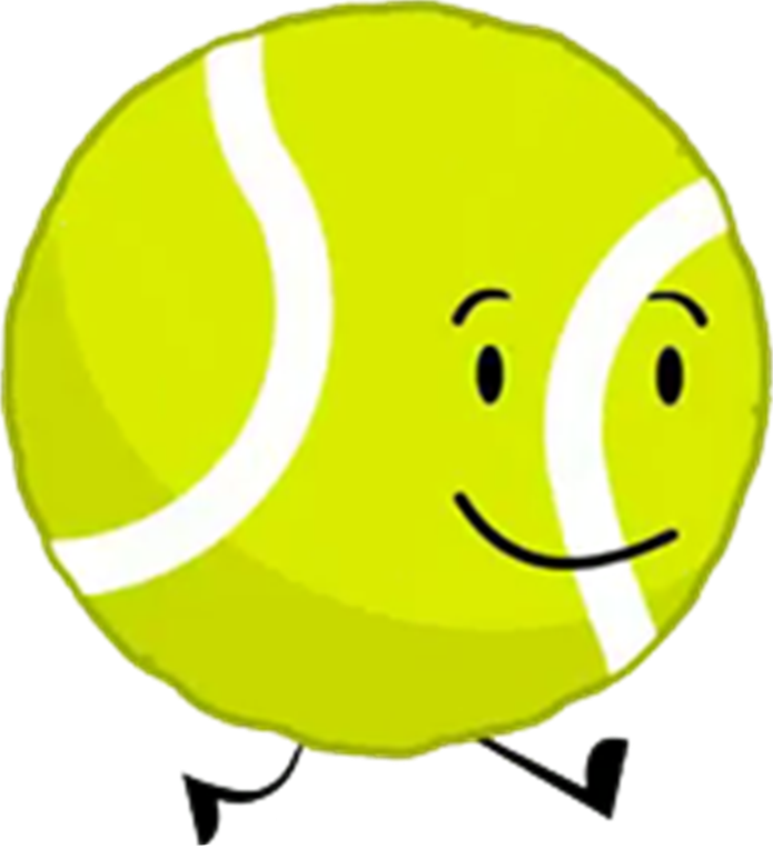 Tennis Ball 4 - Character (695x764), Png Download