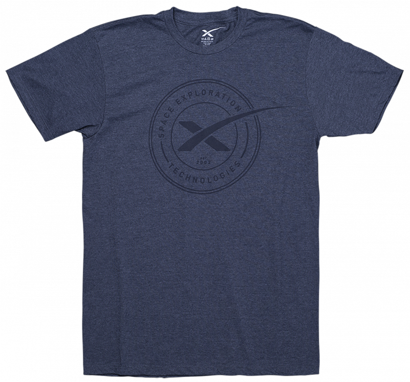 Spacex Circle Graphic T-shirt - Spacex Shirt (800x800), Png Download