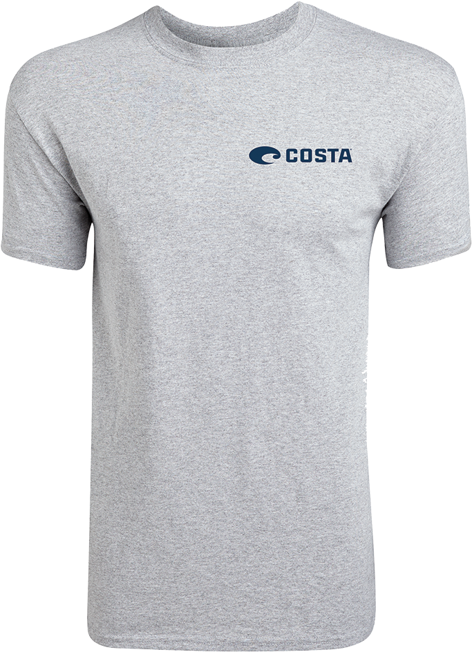 Costa Del Mar Native In Gray, Size S, Angle - Costa Del Mar (2000x1000), Png Download