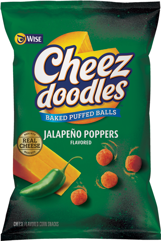 Cheez Doodles - Jalapeno Poppers - Cheez Doodles (534x822), Png Download
