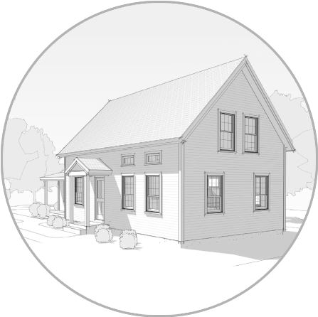 Timber Frame Kits Thumbnail Homes - Hancock 2 (640x450), Png Download