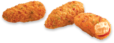 Anchor® Fiesta Bold Poppers™ - Mccain Poppers Breaded Cheddar Cheese Jalapeno Peppersappetizer (500x500), Png Download